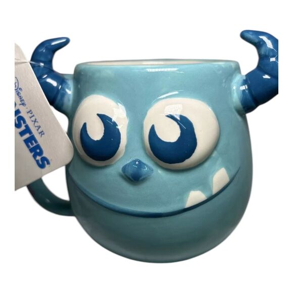Disney Pixar Monsters, Inc. Sully Sculpted Embossed 3D Face Ceramic Mug NWT - Picture 2 of 6